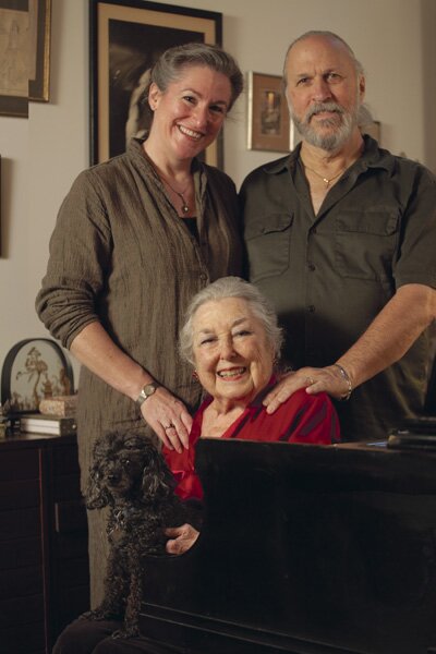 Claudia and Sean Barry with Phyllis Curtin